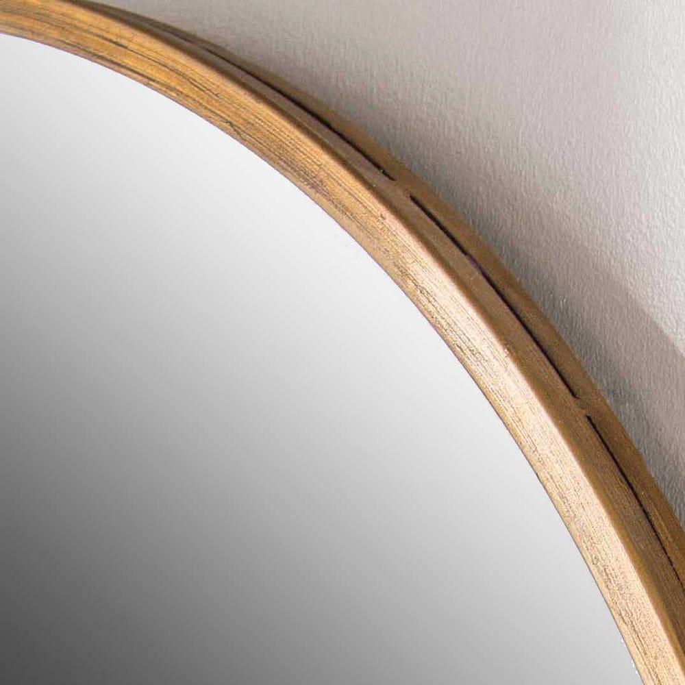 Uttermost Herleva Antique Gold Oval Mirror - Image 3