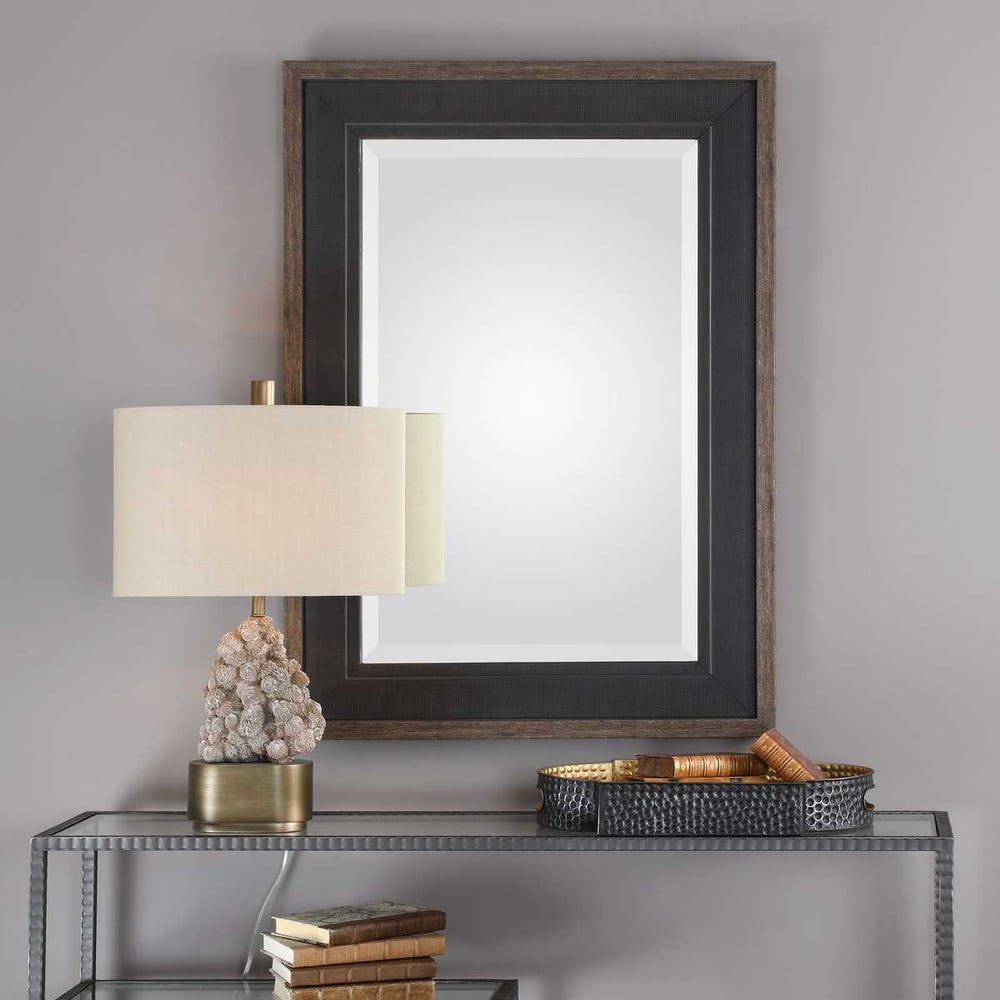 Uttermost Staveley Solid Pine Mirror - Image 1