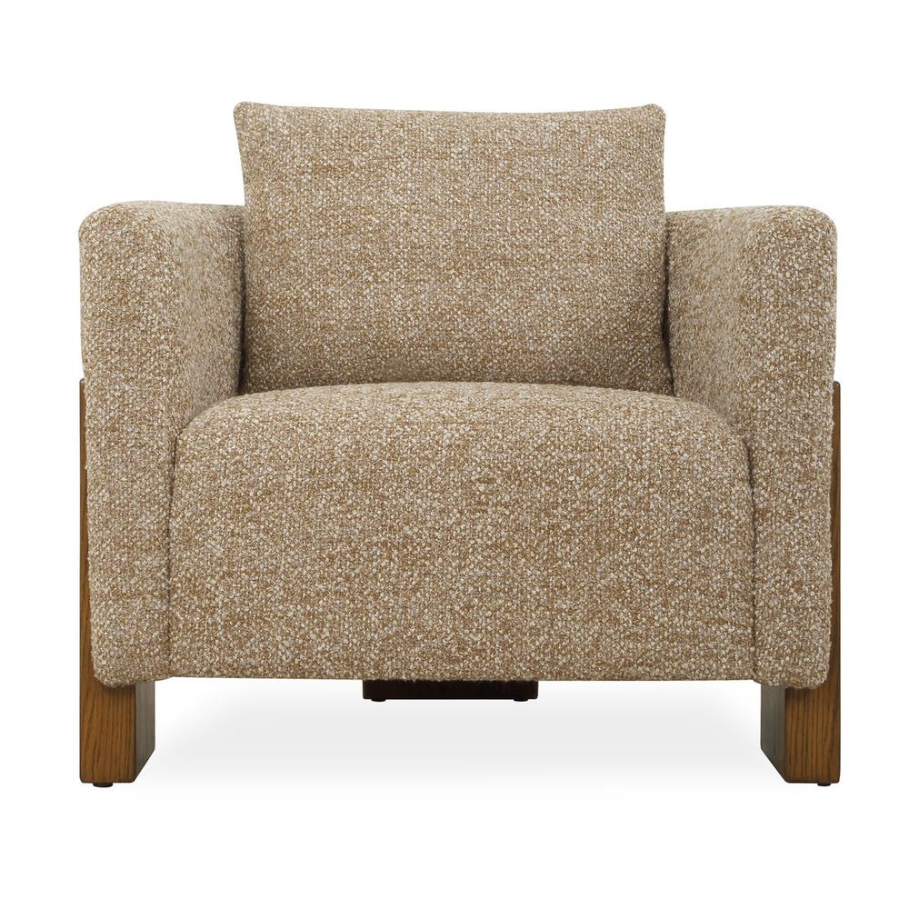 Uttermost Halligan Rich Walnut Accent Chair - Image 3