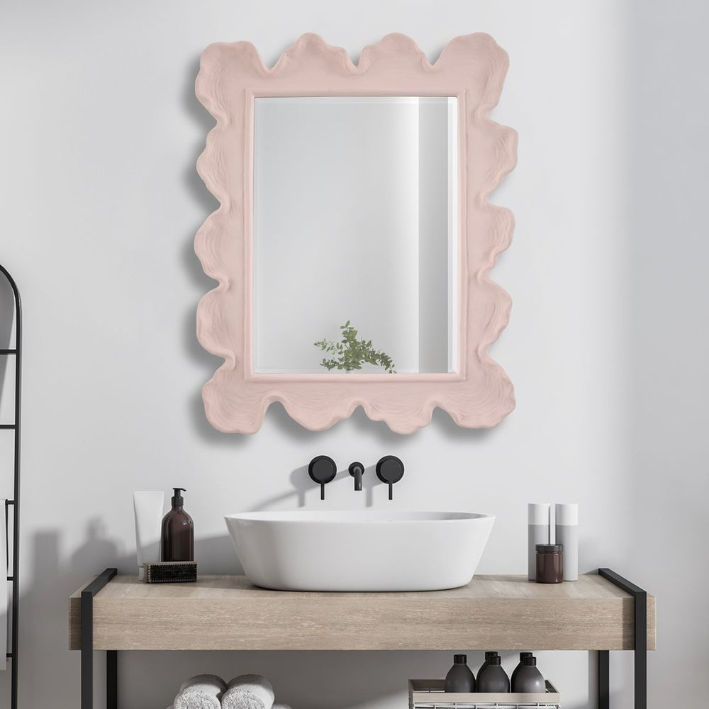 Uttermost Sea Coral Rosewater Pink  Mirror - Image 1