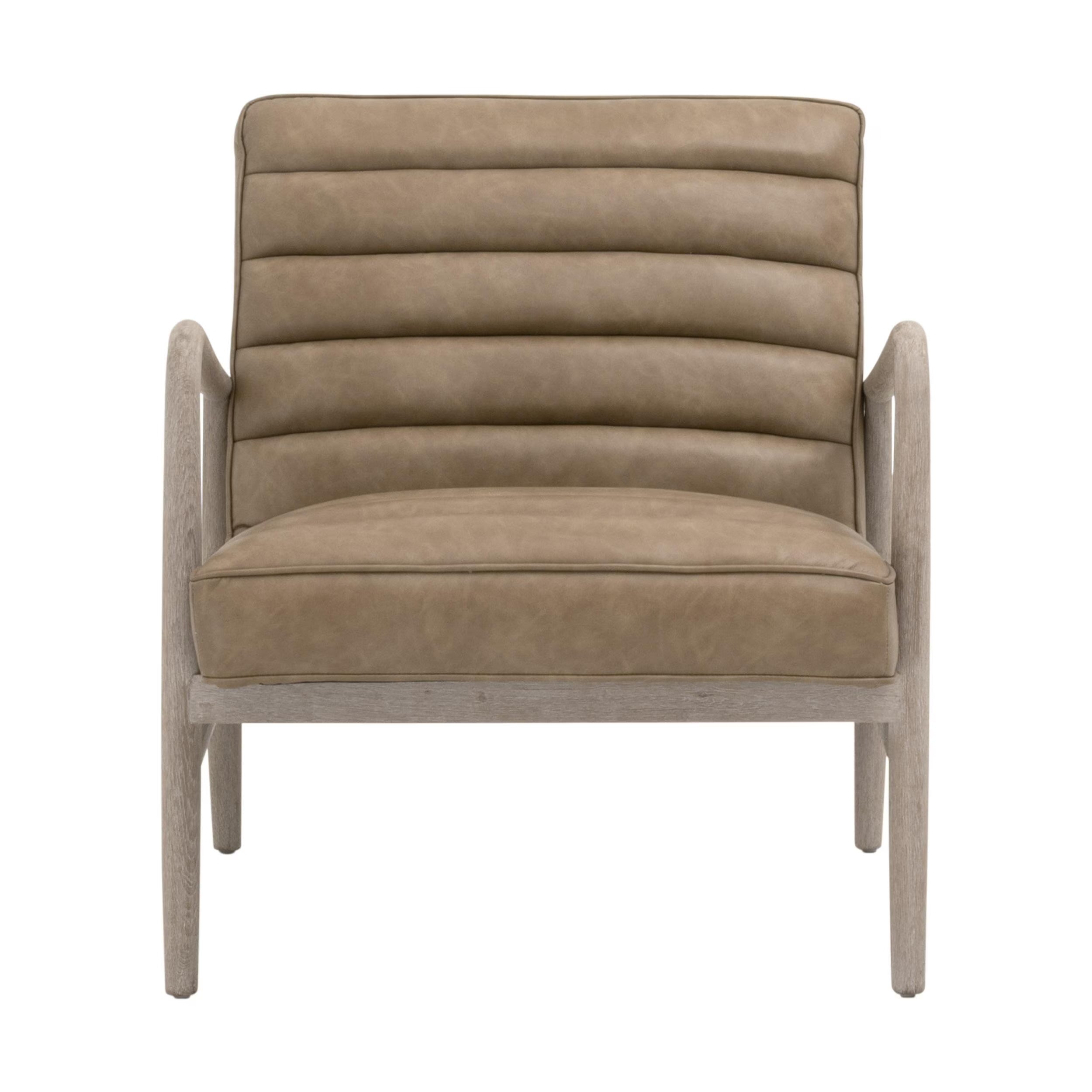 Essentials For Living Tahoe Club Chair ~ Ivanhoe Toast, Natural Gray Oak