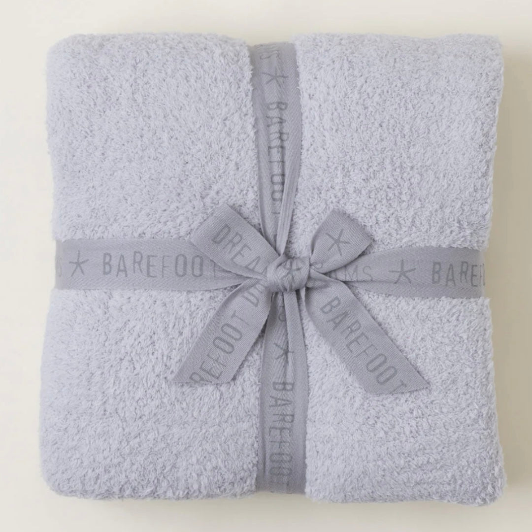 Barefoot Dreams CozyChic Oyster Throw Blanket