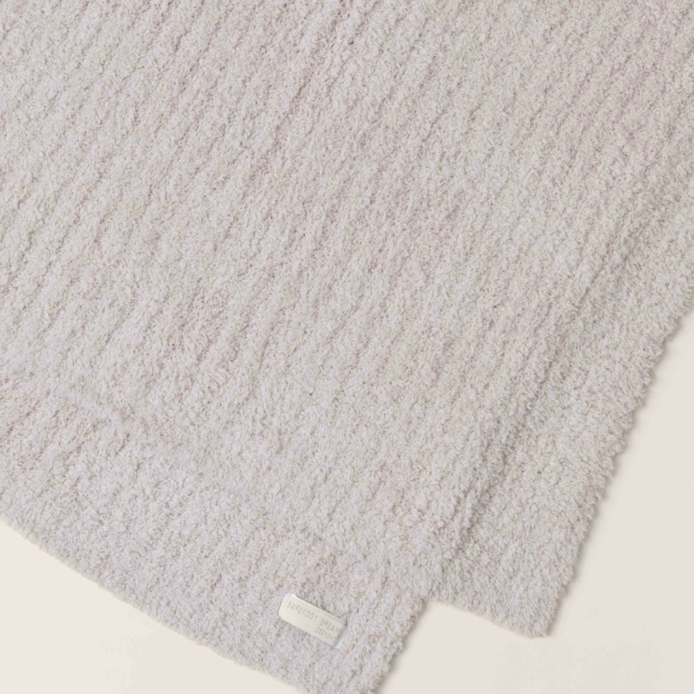 Barefoot Dreams CozyChic Stone Ribbed Bed Blanket Available in Queen and King Sizes - Image 3