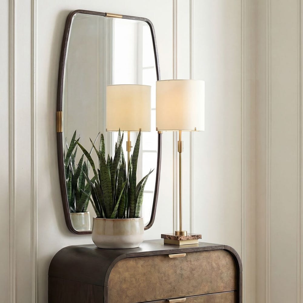 Casa Bella Living Dark Bronze & Antique Gold Mirror