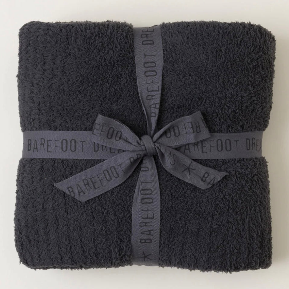 Barefoot Dreams CozyChic Carbon Throw Blanket