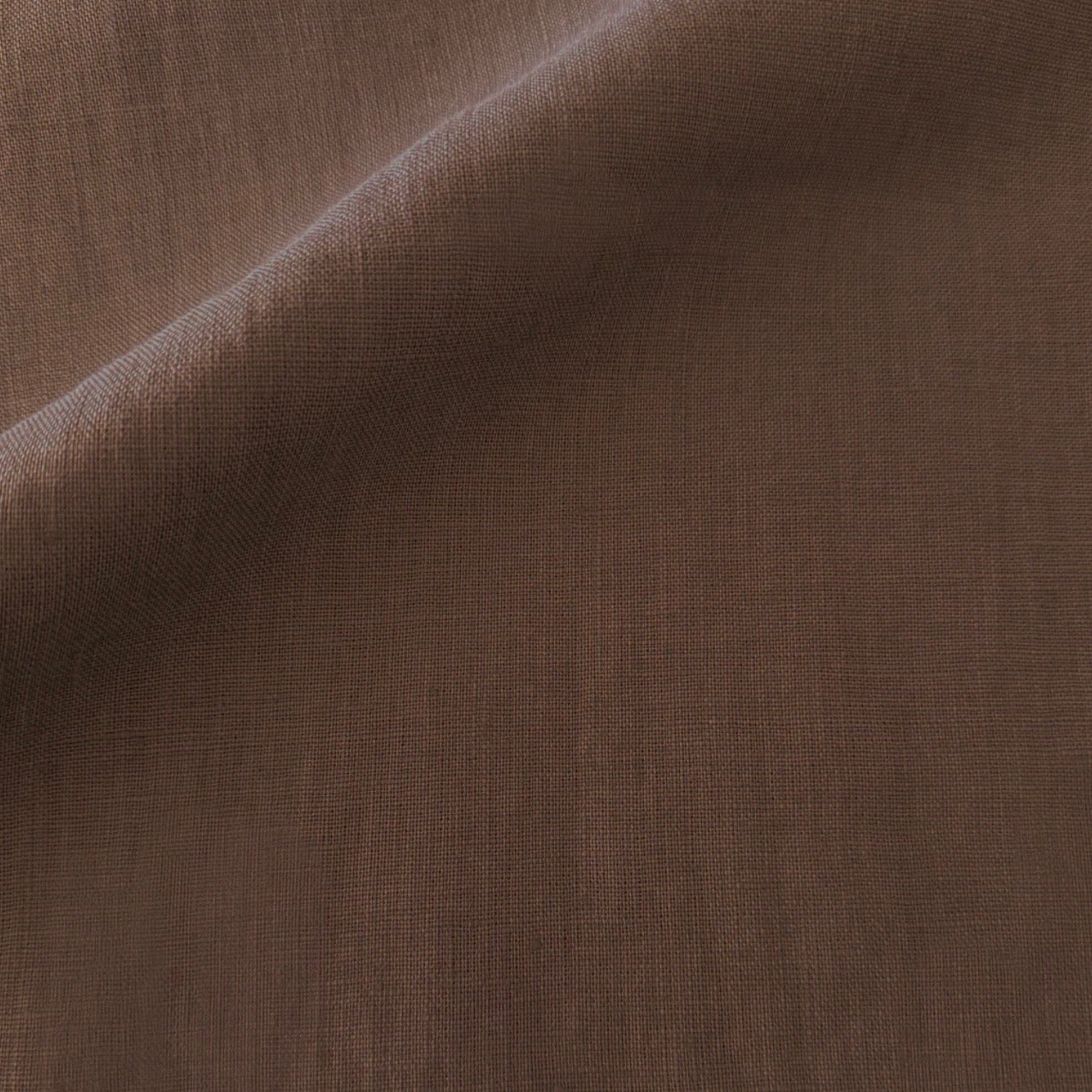 Anaya Home So Soft Linen Oak Brown Euro Pillow 26x26 With Down Insert - Image 2