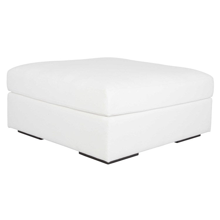 Uttermost Refuge Modular Ottoman ~ Ultra Plush Artic White Performance Fabric