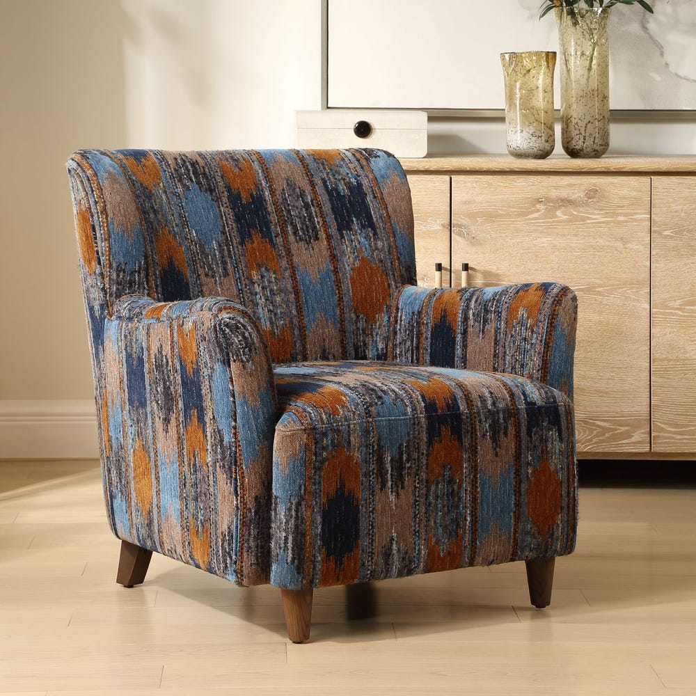 Uttermost Lainey Ikat Chenille Armchair - Image 2