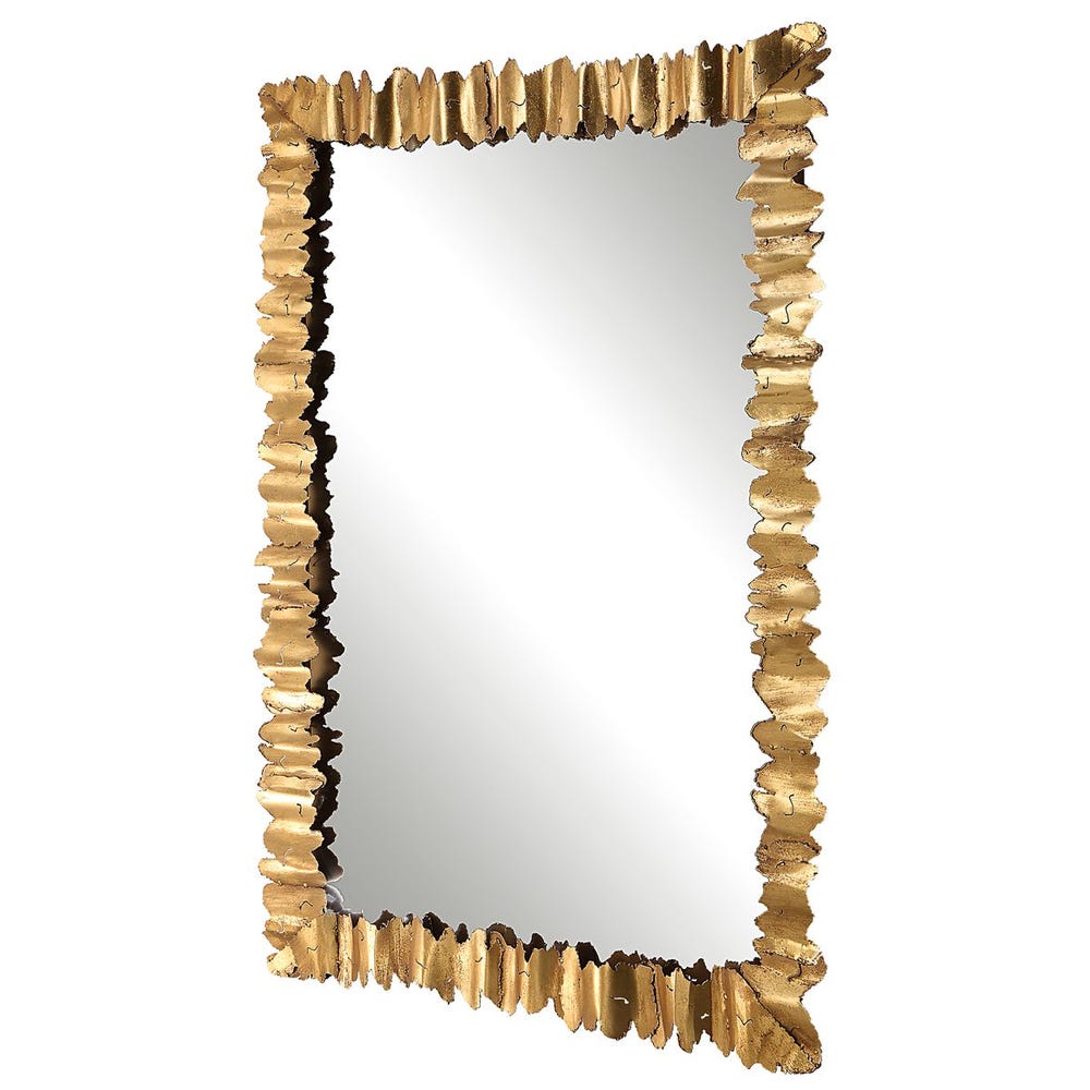 Uttermost Lev Contemporary Antique Gold Mirror - Image 3