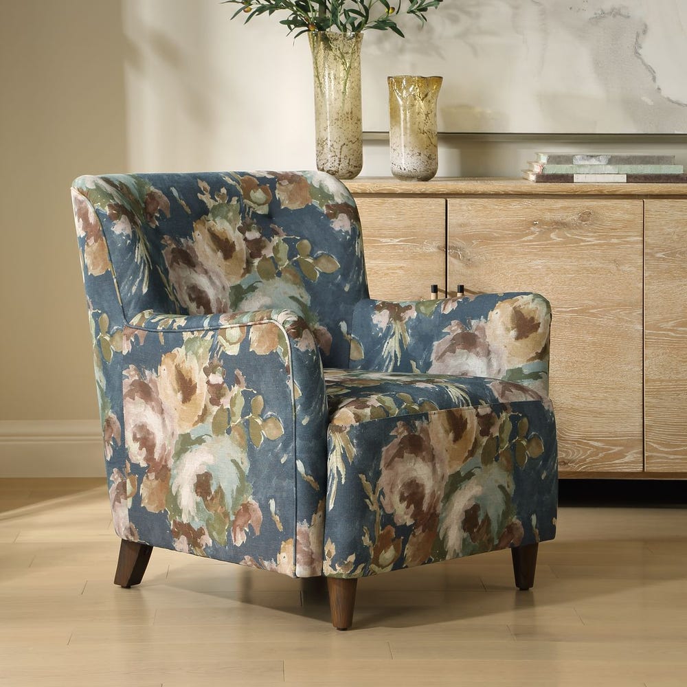 Uttermost Lainey Floral Armchair - Image 3