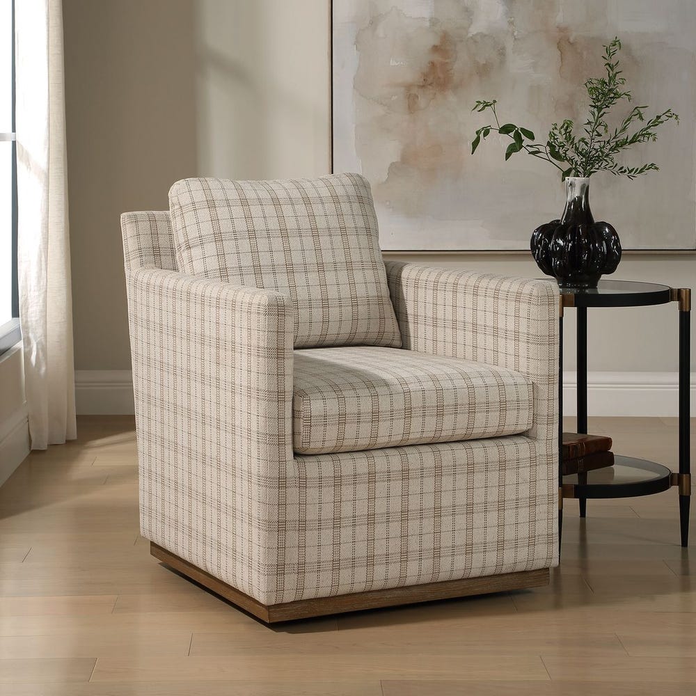 Uttermost Basie Swivel Chair - Image 1