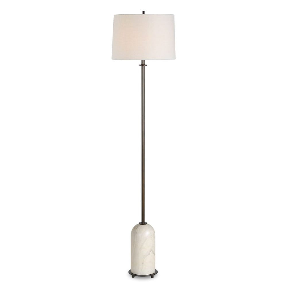 Casa Bella Living Bronze & Dome Marble Base Floor Lamp - Image 2