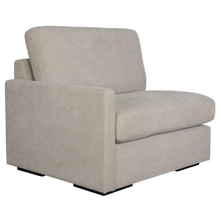 Uttermost Refuge Modular Left Arm Facing Piece ~ Velvety Sand Performance Fabric - Image 2