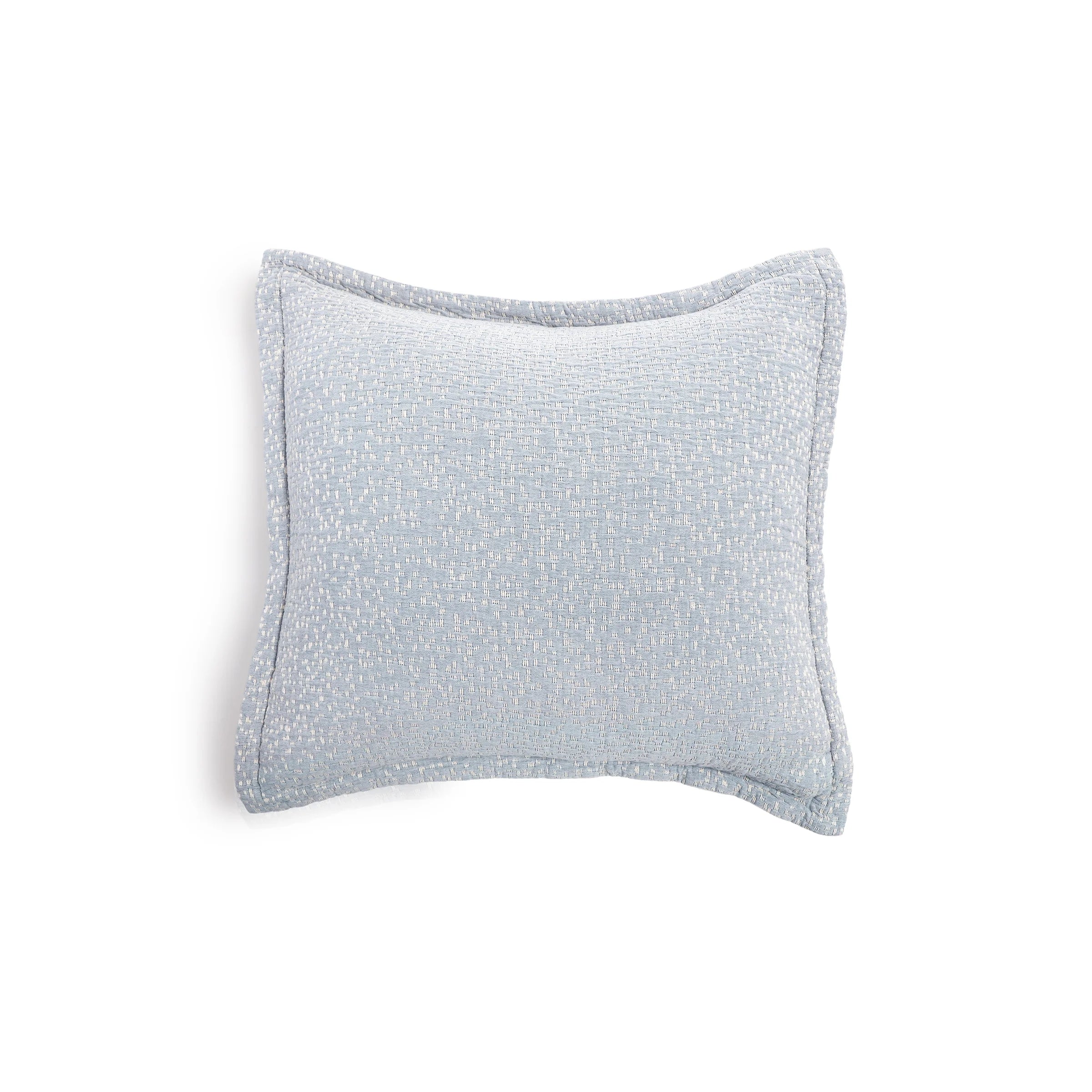 Pom Pom at Home Malibu Matelasse 20 x 20 Pillow with Insert ~ Light Blue