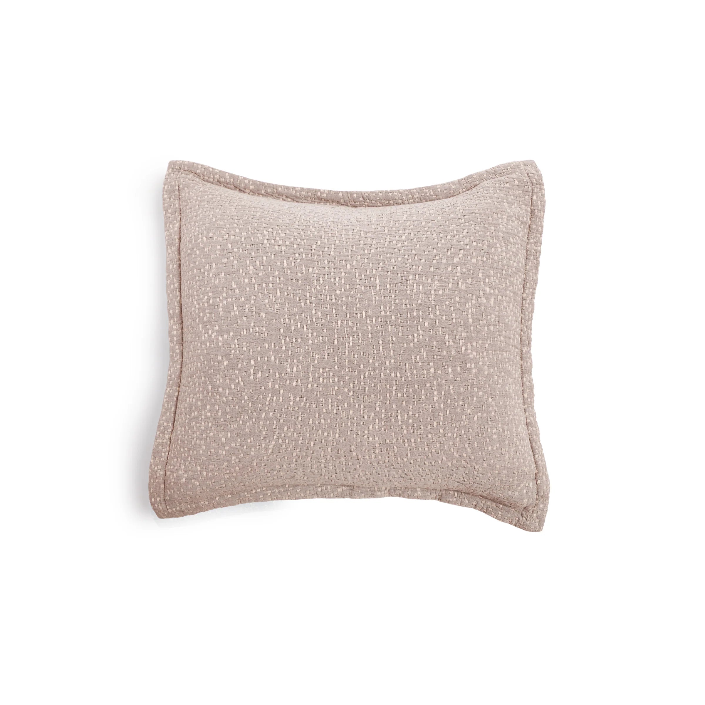 Pom Pom at Home Malibu Matelasse 20 x 20 Pillow with Insert ~ Washed Terra Cotta