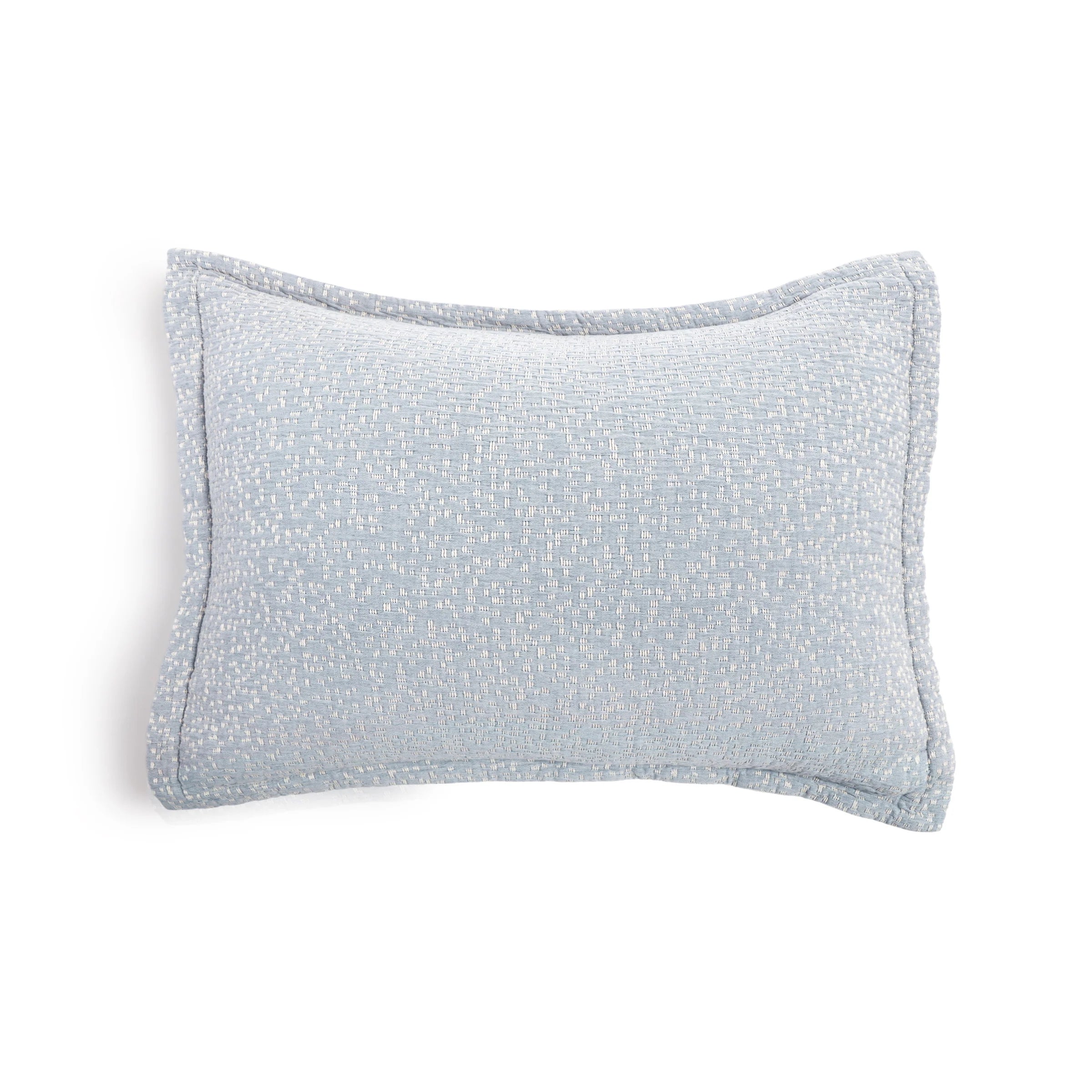 Pom Pom at Home Malibu Matelasse 20 x 27 Standard Sham ~ Light Blue
