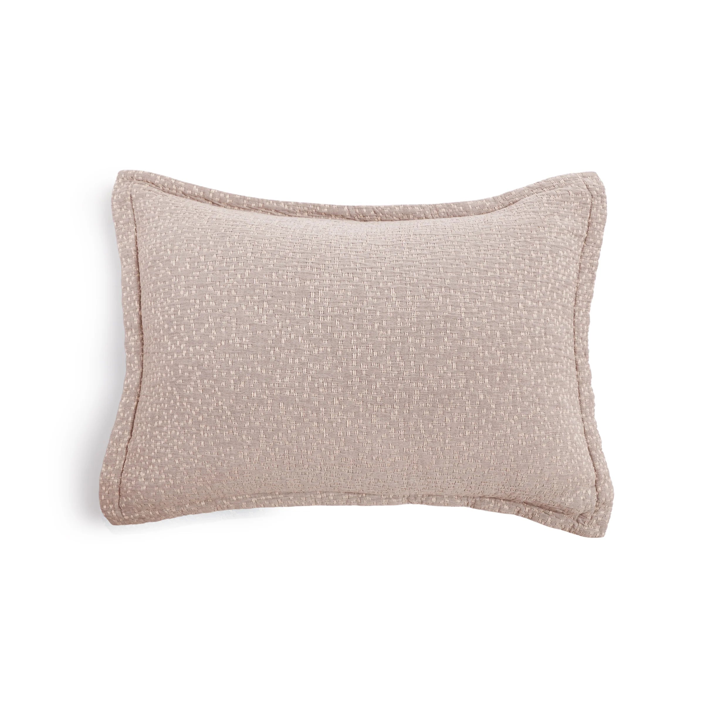 Pom Pom at Home Malibu Matelasse 20 x 27 Standard Sham  ~ Washed Terra Cotta