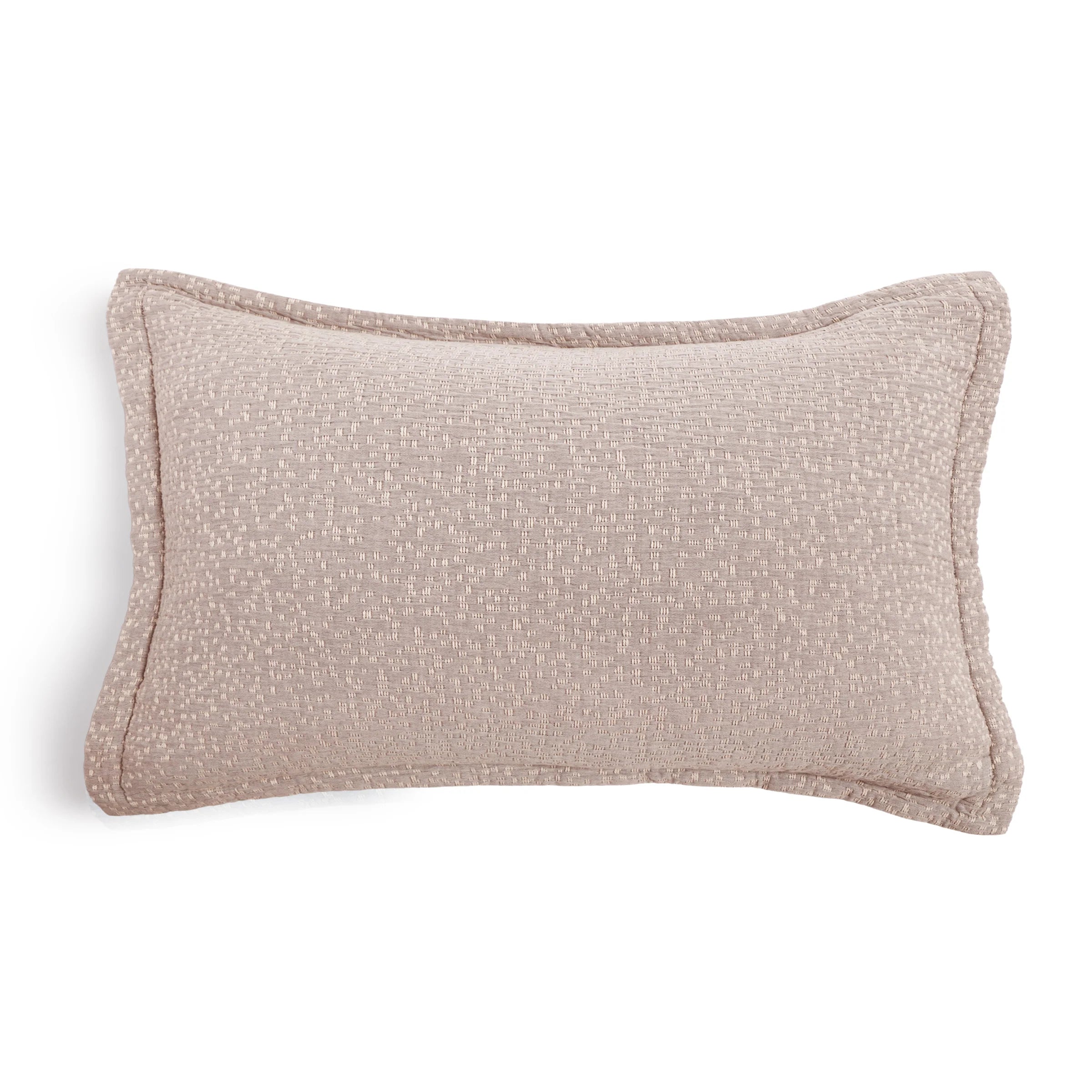 Pom Pom at Home Malibu Matelasse 20 x 36 King Sham ~ Washed Terra Cotta