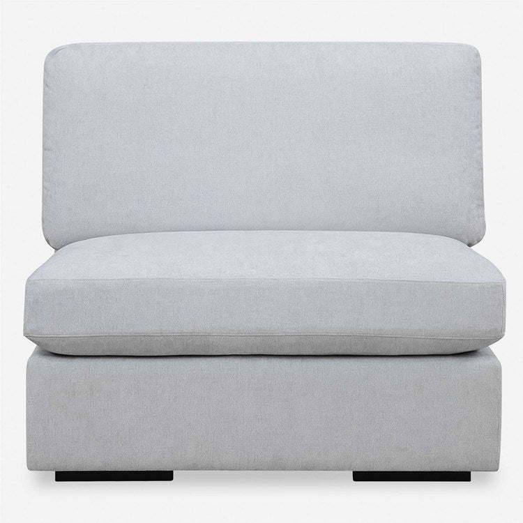 Uttermost Refuge Modular Sofa ~ Cloud Blue Performance Fabric - Image 2
