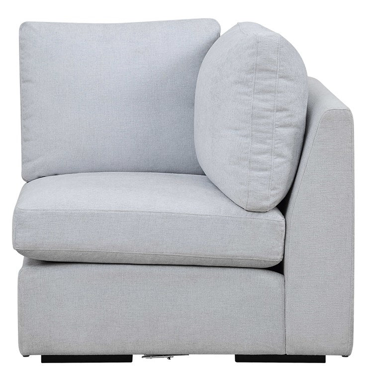 Uttermost Refuge Modular Corner Piece ~ Cloud Blue Performance Fabric - Image 2