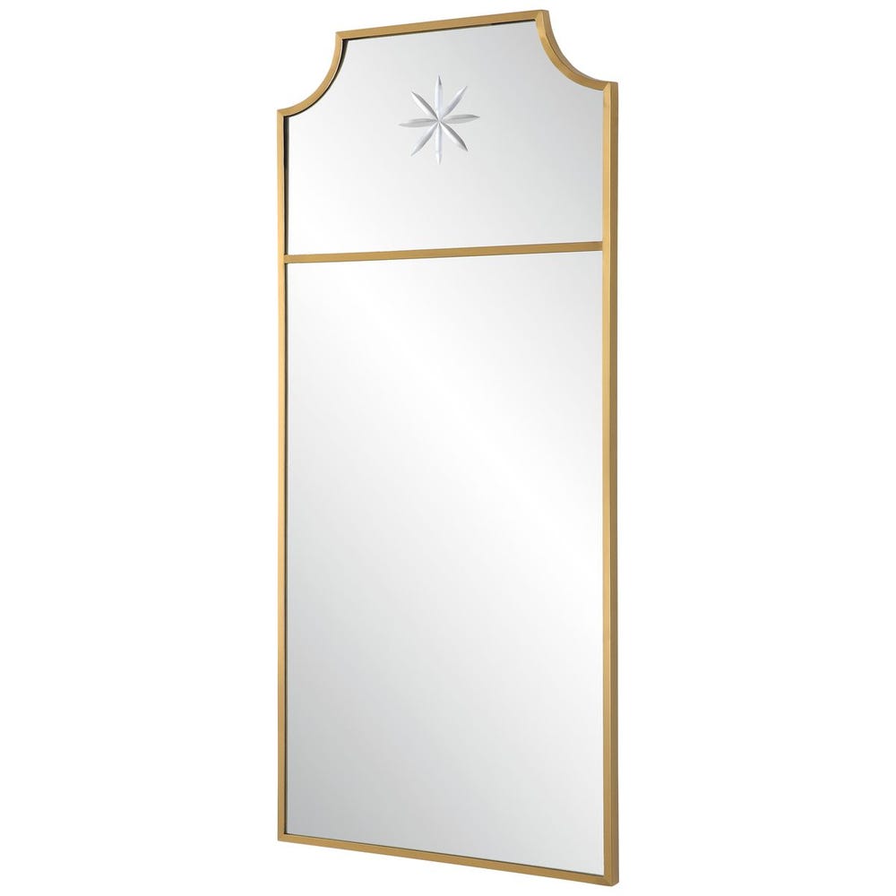 Uttermost Caddington Satin Brushed Brass Mirror - Image 3