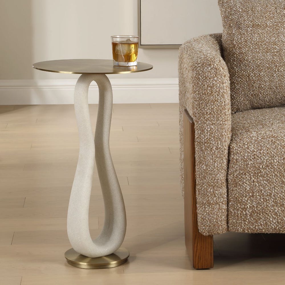 Uttermost Sonia Hourglass Shaped Accent Table - Image 2