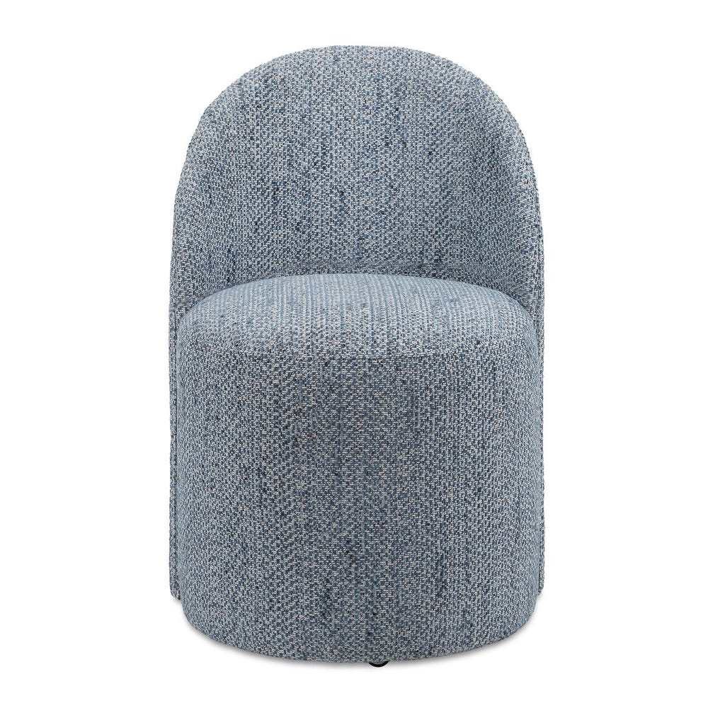 Uttermost Roll With It Denim Chenille Dining Chair - Image 3
