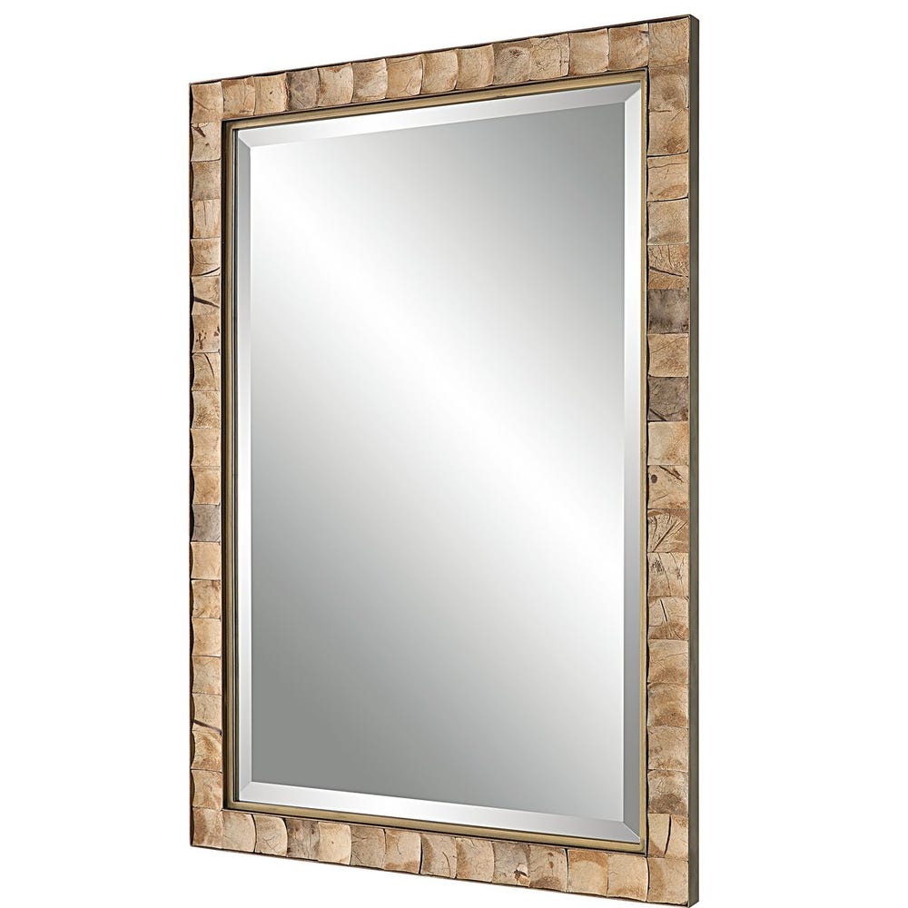 Uttermost Cocos Rectangle Coconut Shells Mirror - Image 3
