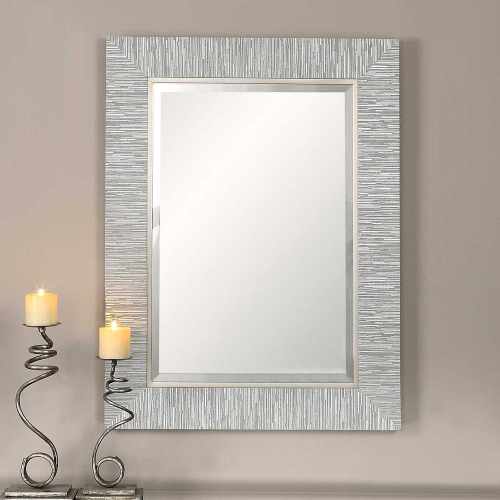 Uttermost Belaya Blue-Gray And Silver Mirror - Image 2
