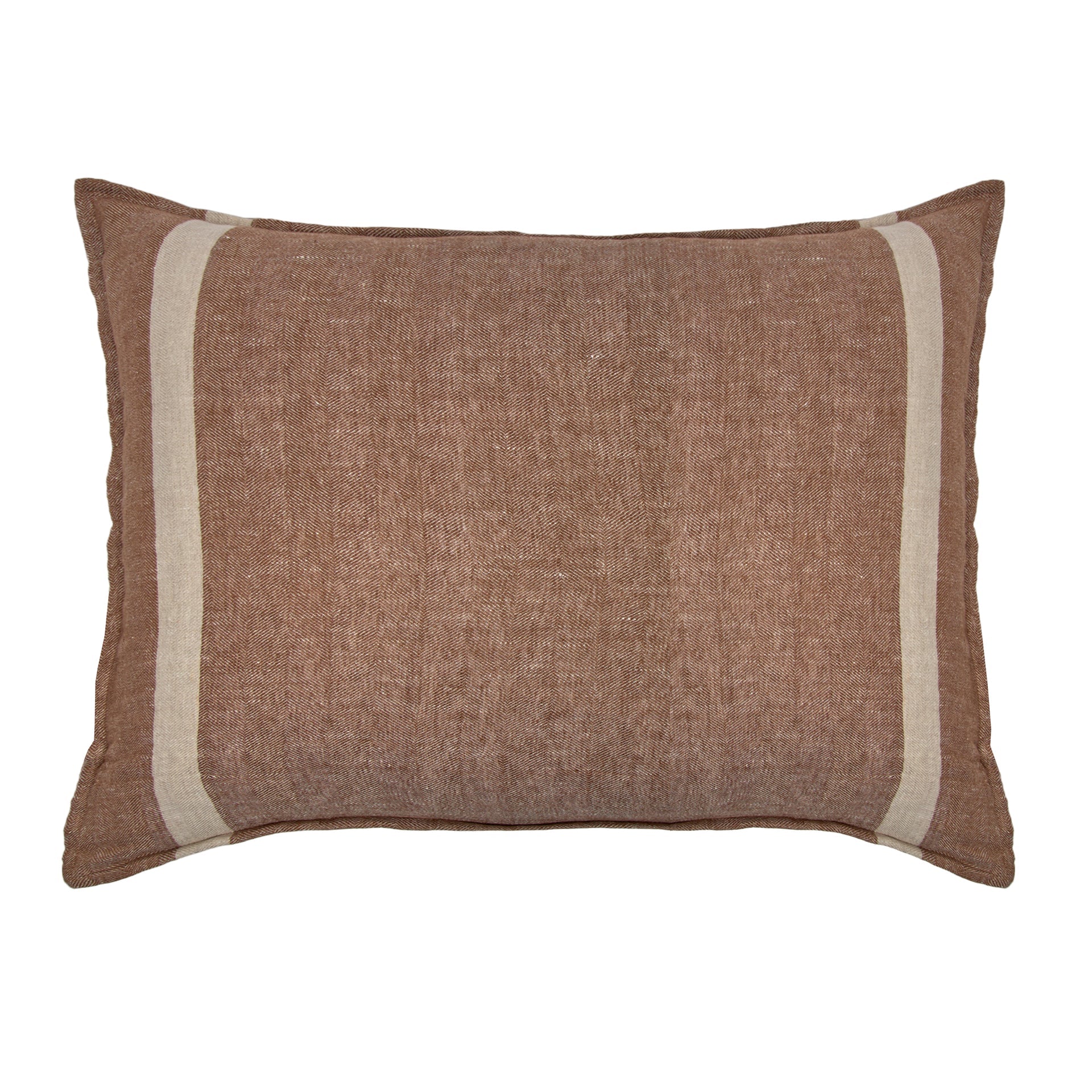 Pom Pom at Home Rory Terra Cotta and Flax Big Pillow with Insert ~ 28 x 36 - Image 1