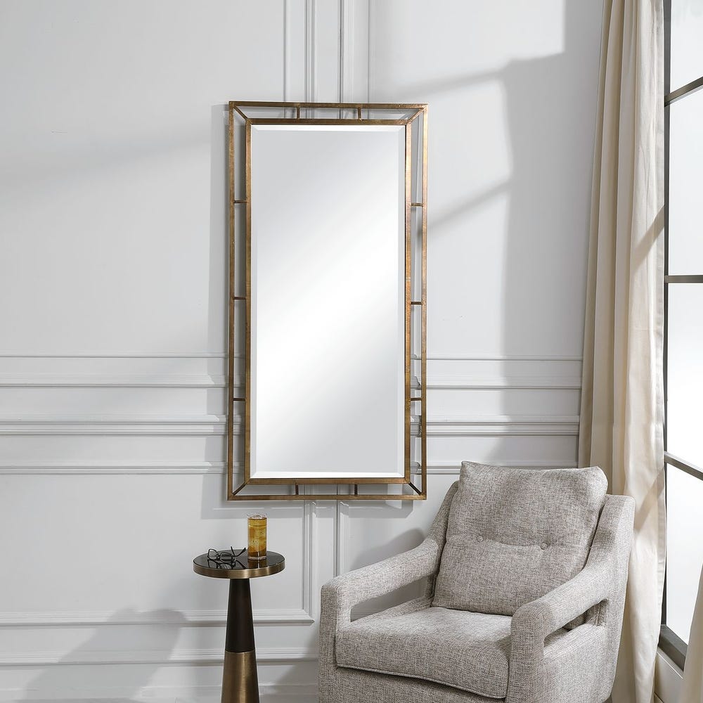 Uttermost Farrow Copper Cladding Iron Mirror - Image 1