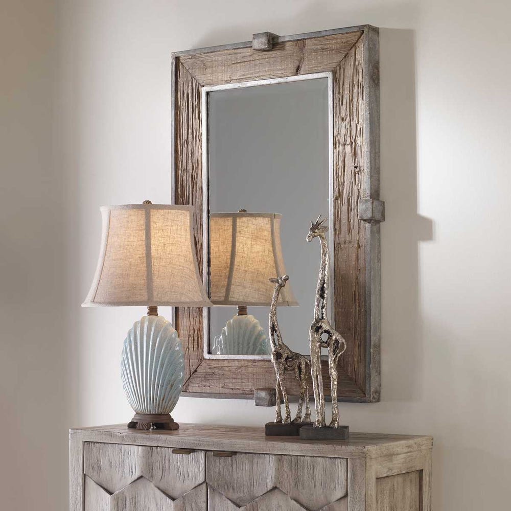 Uttermost Siringo Weathered Fir Wood  Mirror - Image 1
