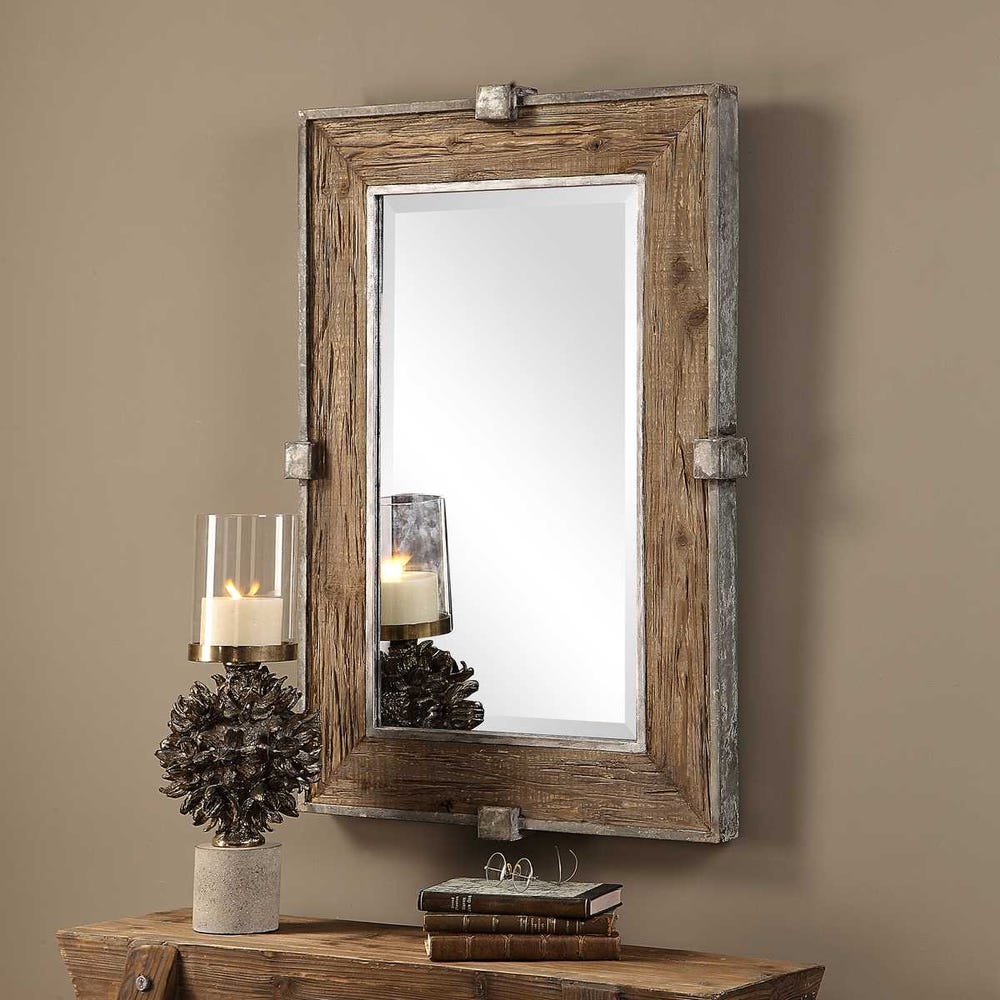 Uttermost Siringo Weathered Fir Wood  Mirror - Image 2