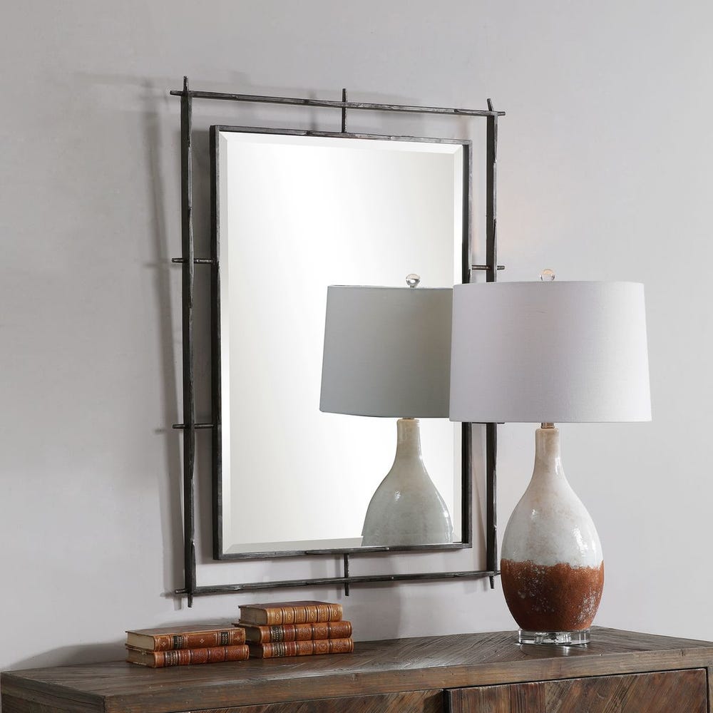 Uttermost Ironworks Industrial Iron Mirror - Image 1
