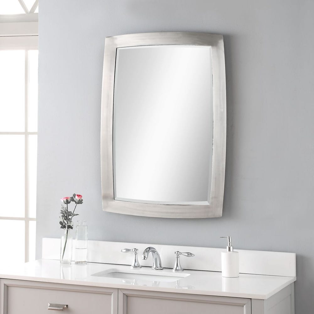 Uttermost Haskill Brushed Nickel Iron Mirror - Image 2