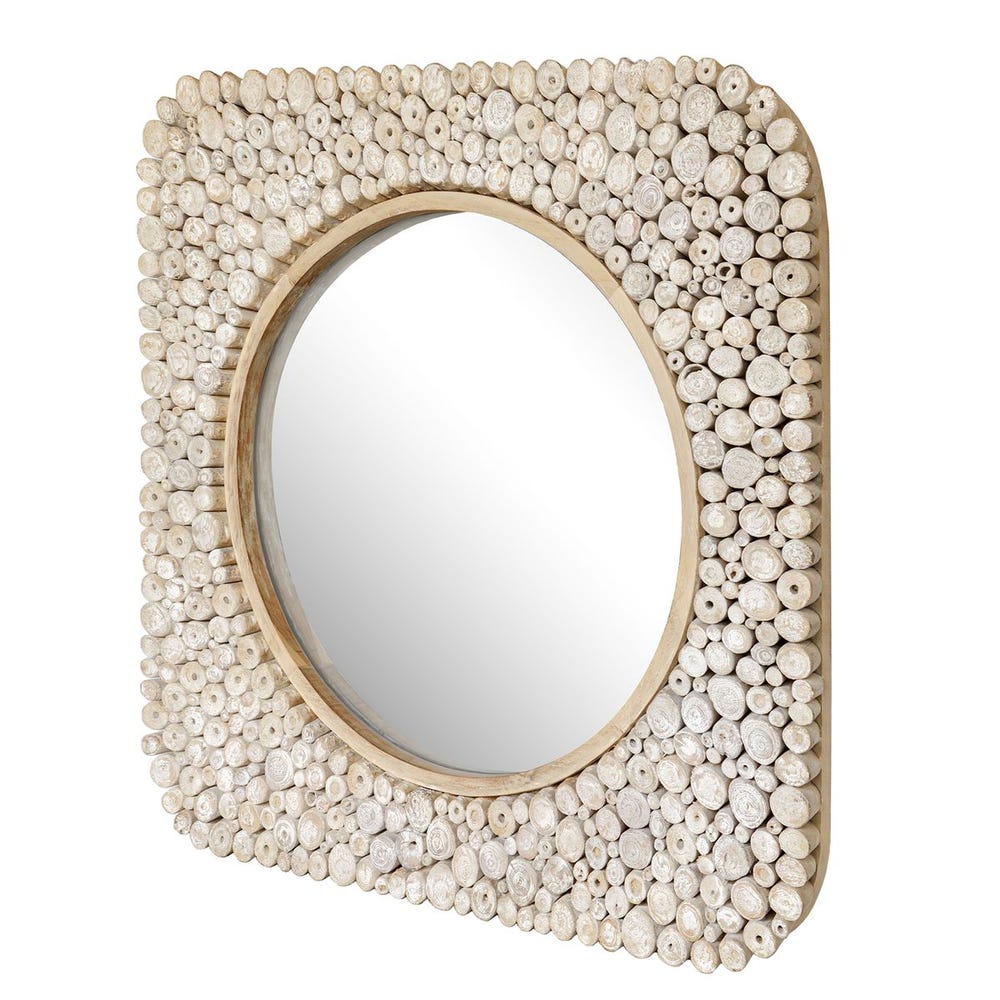 Uttermost Merak Natural Teak Wood Branches Mirror - Image 1