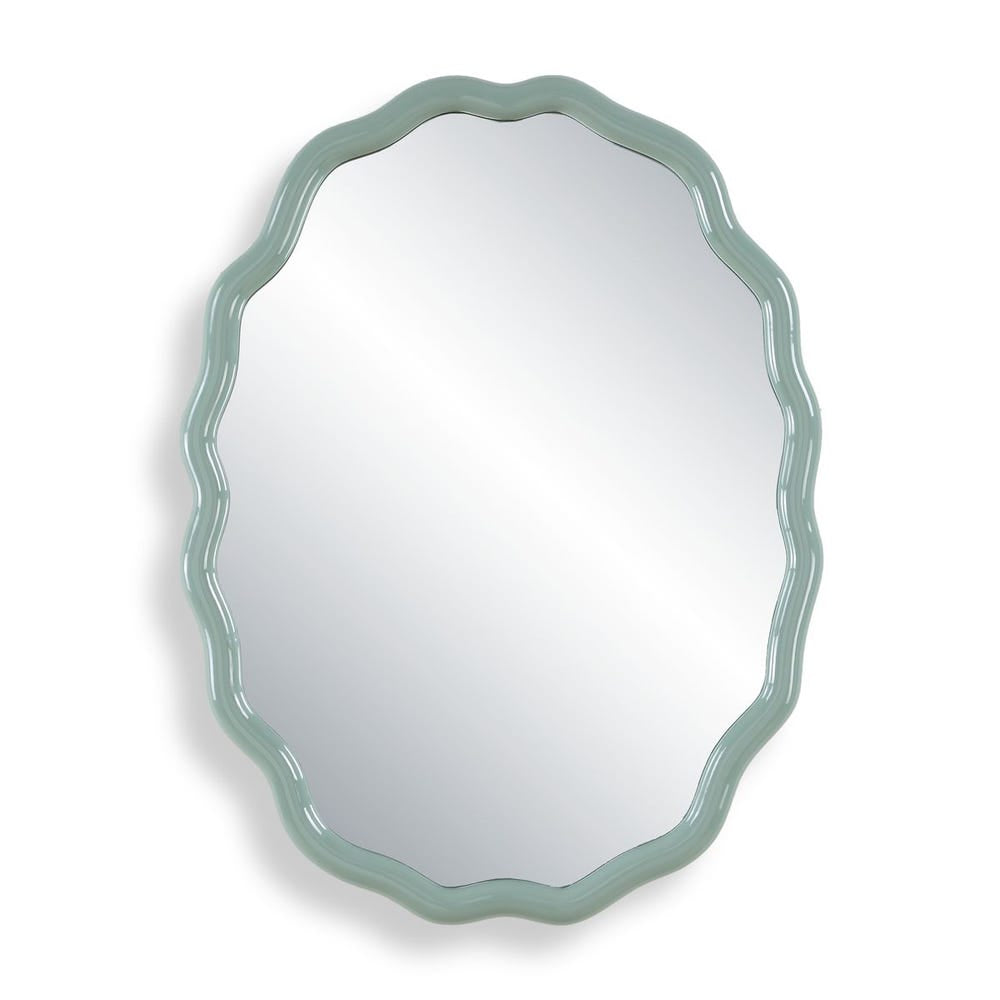 Uttermost Isly Robbin’s Egg Blue Oval Mirror - Image 3