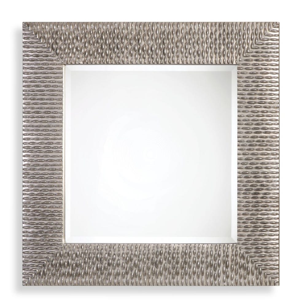 Uttermost Cressida Metallic Silver Staggered Beads Mirror - Image 2