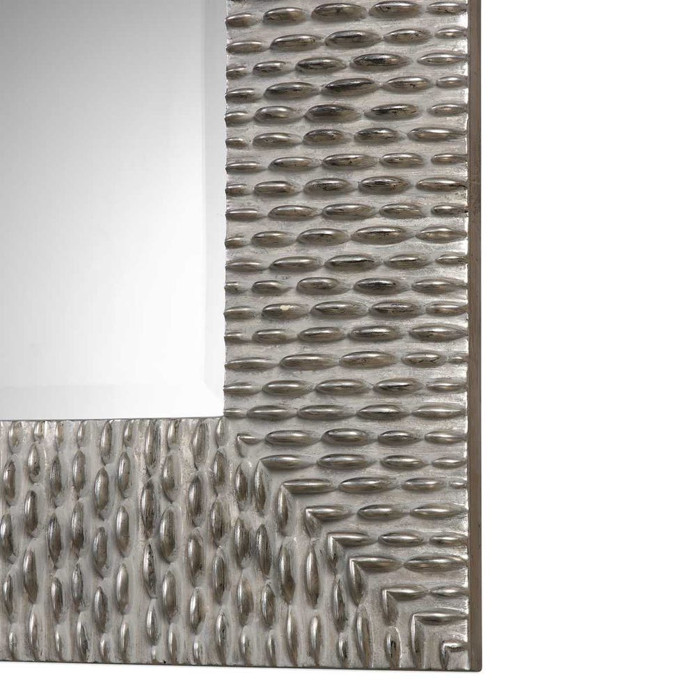 Uttermost Cressida Metallic Silver Staggered Beads Mirror - Image 3