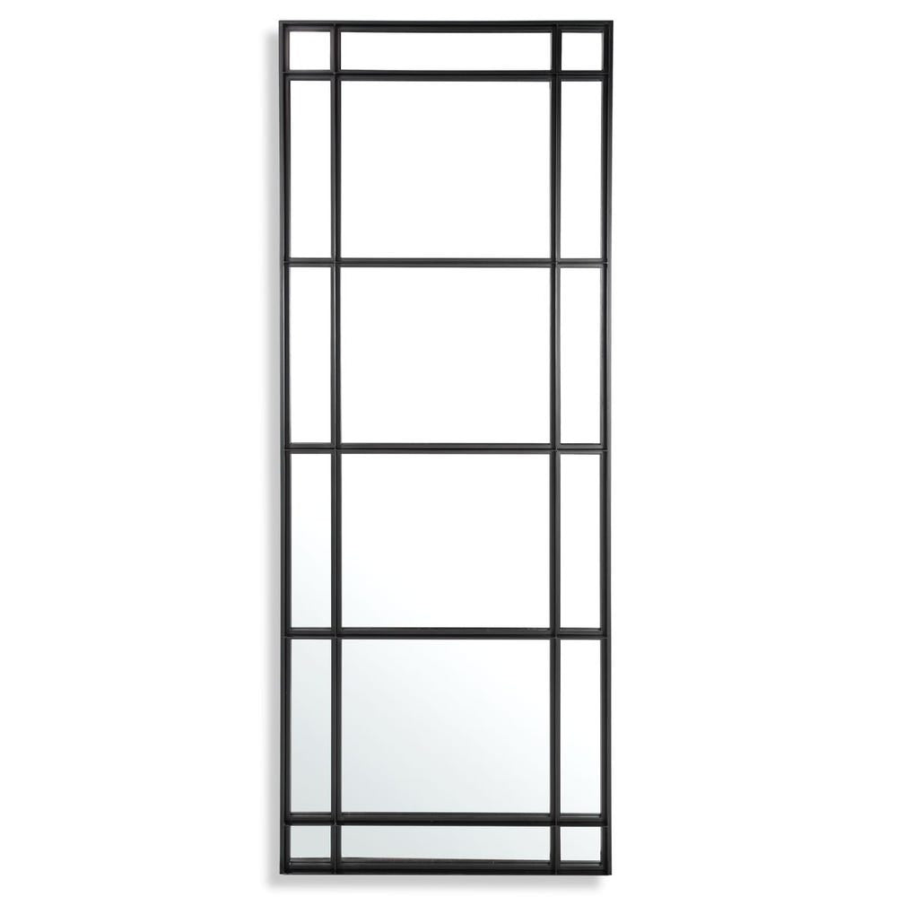 Uttermost Atticus Satin Black Iron Mirror - Image 2
