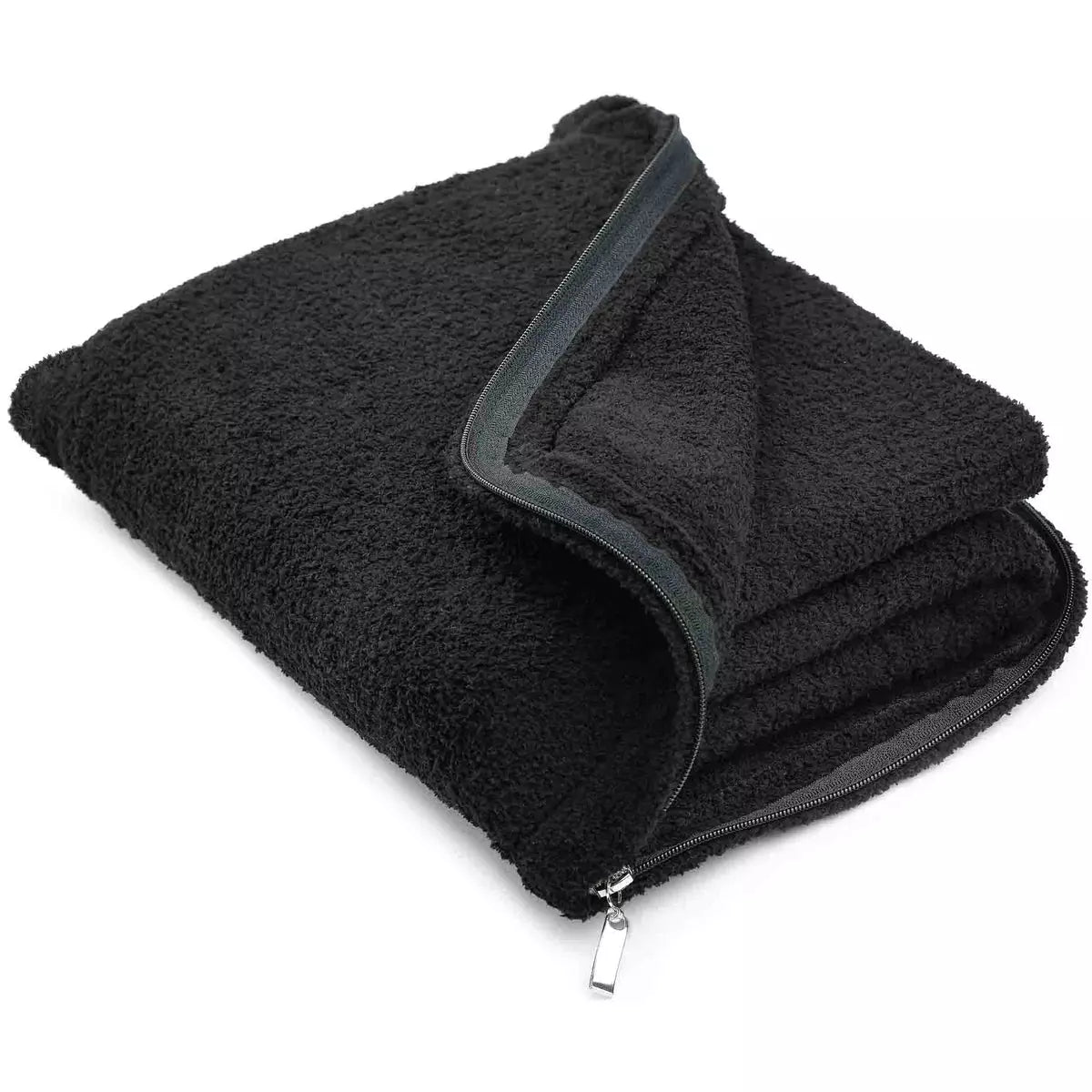 Kashwere Black Travel Blanket & Pouch - Image 2