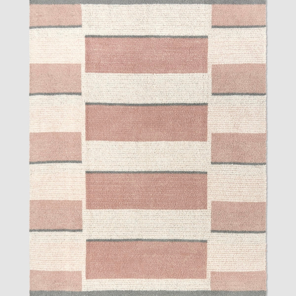 Barefoot Dreams CozyChic Cotton Playa Checkered Throw Blanket ~ Cream - Image 2