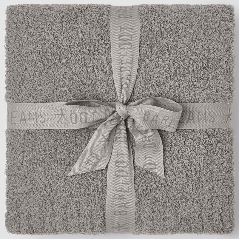 Barefoot Dreams CozyChic Sofa Blanket ~ Dove Gray - Image 1