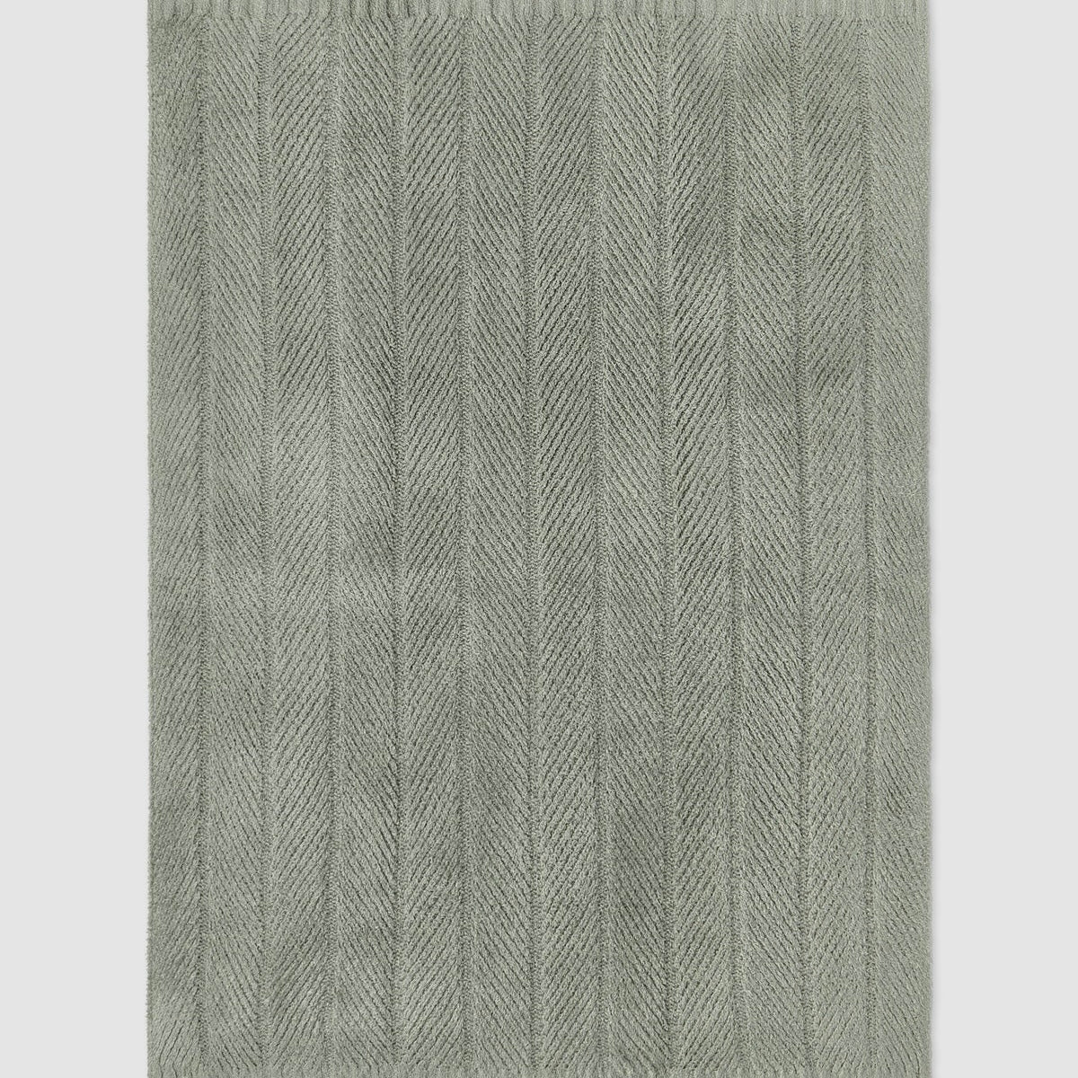 Barefoot Dreams Cozy Shine Herringbone Blanket ~ Wave - Image 2