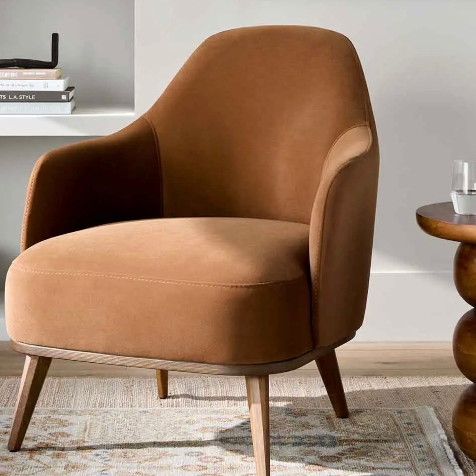 Surya Fantino Modern Accent Chair - Image 1