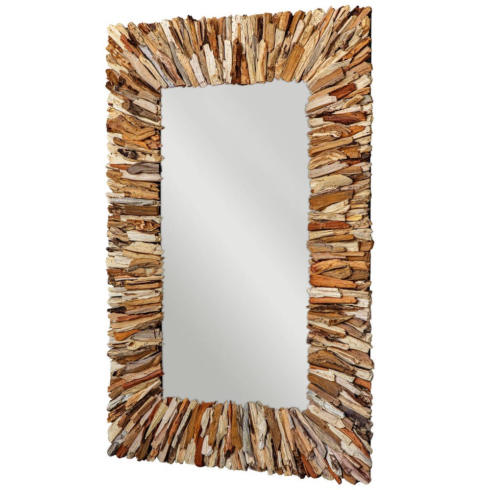 Uttermost Teak Branch Natural Rectangle Mirror - Image 3