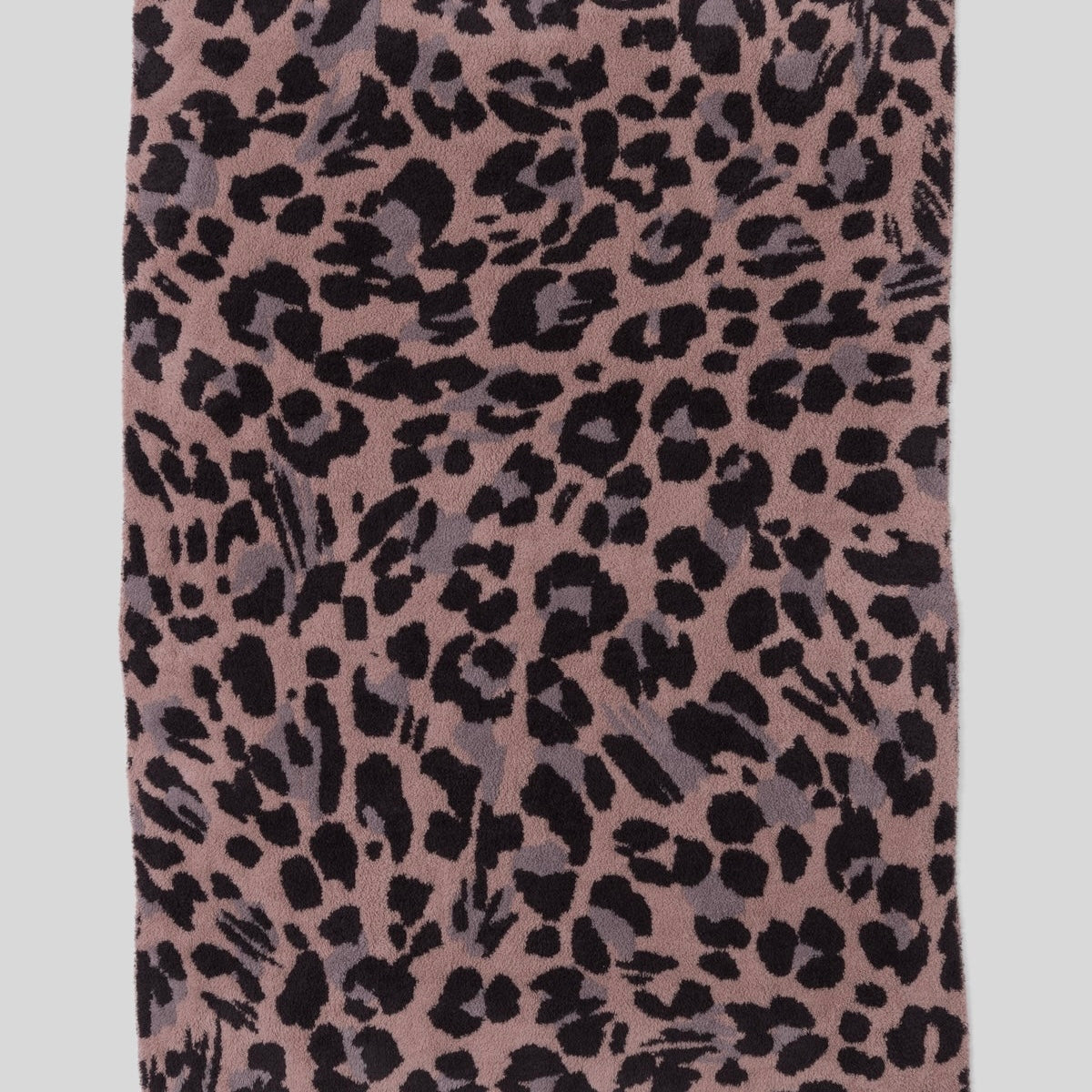 Barefoot Dreams CozyChic Exploded Leopard Throw Blanket ~ Deep Willow - Image 2