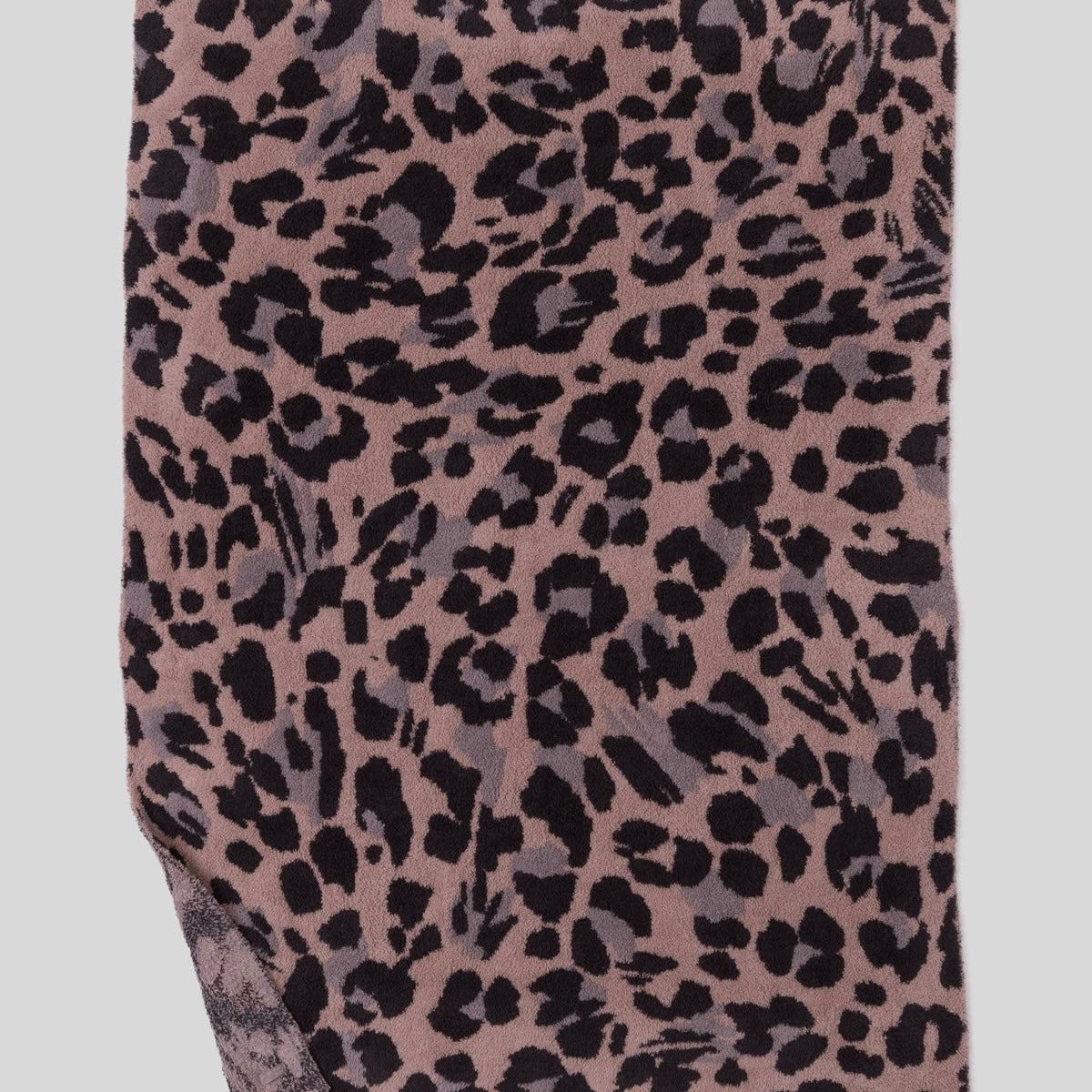 Barefoot Dreams CozyChic Exploded Leopard Throw Blanket ~ Deep Willow - Image 3