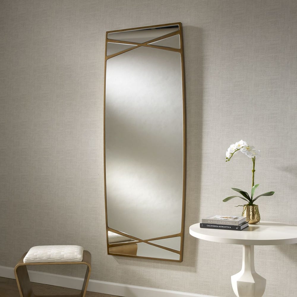 Uttermost Gentry Antique Gold Oversized Mirror - Image 2