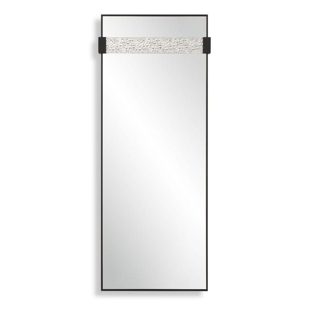 Uttermost Stratton Sophistication Satin Black Iron Mirror - Image 3